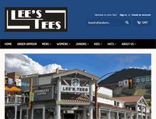 Tablet Screenshot of leestees.com